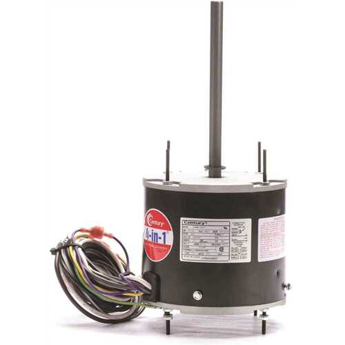 Condenser Fan Motor,1/3-1/6 Hp, 1 Ph, 60 Hz, 208-230 V,1075 RPM