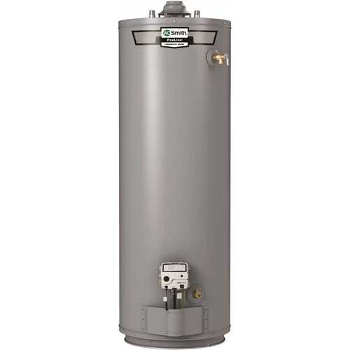 AO Smith 100361529 Proline 40-Gallon Atmospheric Vent-Tall Natural Gas Water Heater