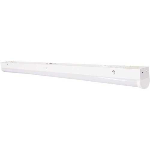 Satco 65-699 LED 4ft Linear Strip Light 30w/40w/50w White Finish Cct Selctable 100-277v