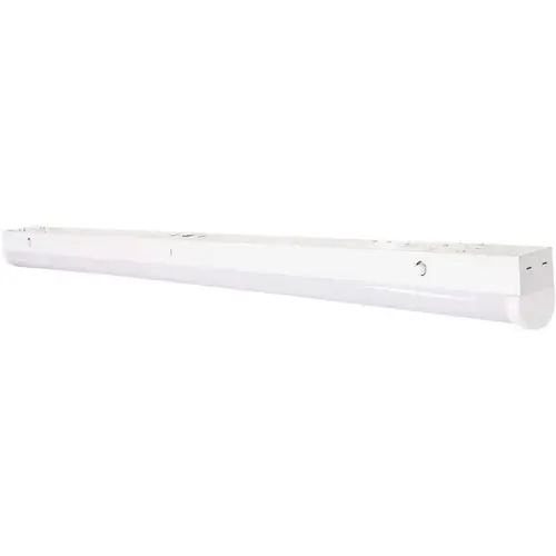 LED 4ft Linear Strip Light 30w/40w/50w White Finish Cct Selctable 100-277v