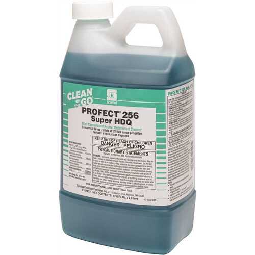 Spartan 107402 Profect 256 Super Hdq 1/2 Oz Neutral Disinfectant W/ Dye/frag