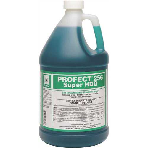 Profect 256 Super Hdq 1/2 Oz. Neutral Disinfectant W/ Dye/frag