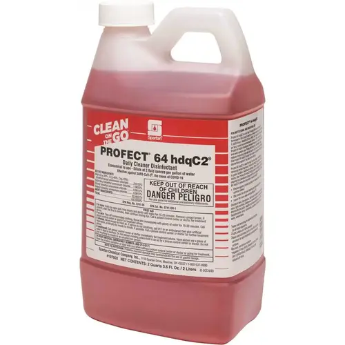 Profect 64 Hdqc2 2oz Neutral Disinfectant W/ Dye/frag - pack of 4