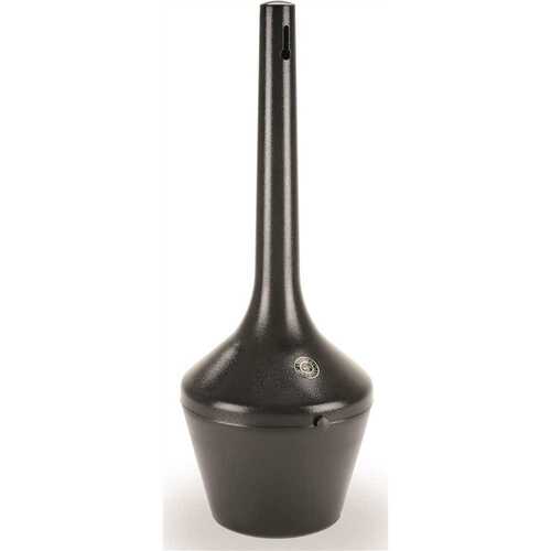 COMMERCIAL ZONE 710801 Smokers Outpost Classico Black Cigarette Receptacle