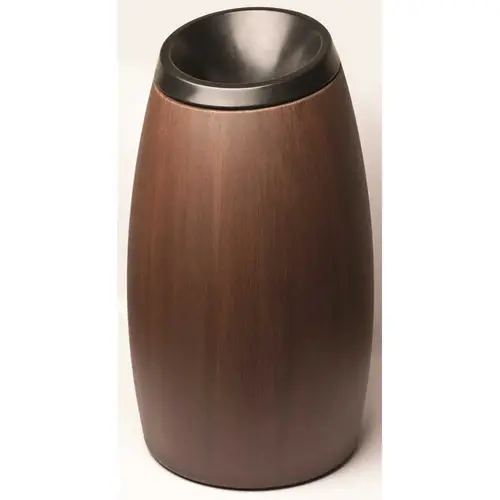 COMMERCIAL ZONE 756145 15 Gallon Seed Espresso Trash Can