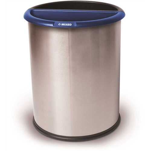 COMMERCIAL ZONE 784129 Imprinted Trash / Recycling 3.2-Gal Rnd