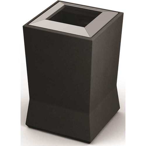 COMMERCIAL ZONE 724566 Modtec Series 20 Gallon Waste Container In Gunmetal