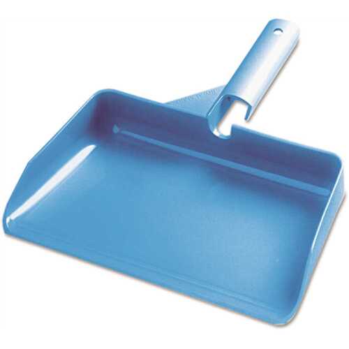 Dustpan Household Style 11.5 X 7 3.5" Handle Plastic Blue