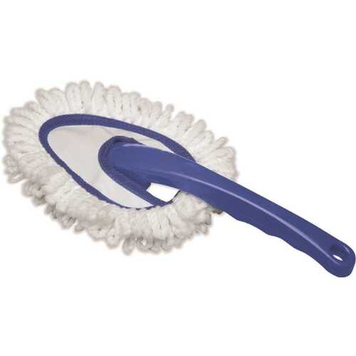 SKILCRAFT NSN5868009 Mini Microfiber Duster 5" X 7" Blue Handle