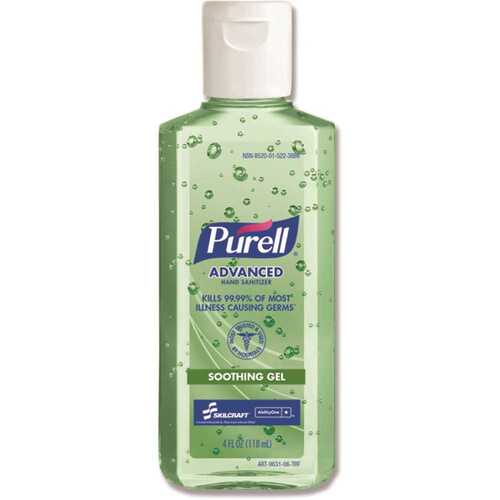 PURELL Gel Hand Sanitizer With Aloe 4 Oz Bottle