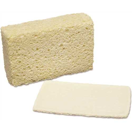 SKILCRAFT NSN2402555 Natural Cellulose Sponge 3.63 X 5.75 1.75" Thick Natural
