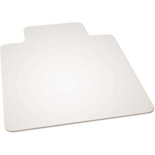 Biobased Chair Mat For Hard Floors, 45 X 53, 20 X 12 Lip, Clear