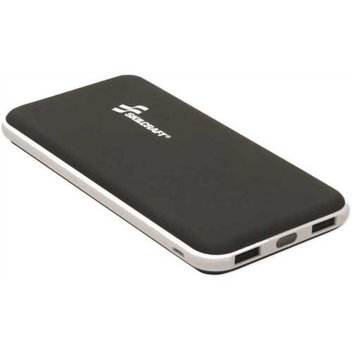 Portable Power Pack, Usb, 12,000 Mah, Black