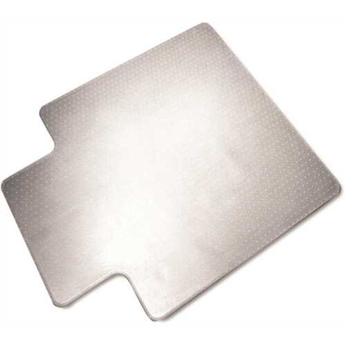 PVC Chair Mats, Low To Medium Pile Carpet, 60 X 46, Clear