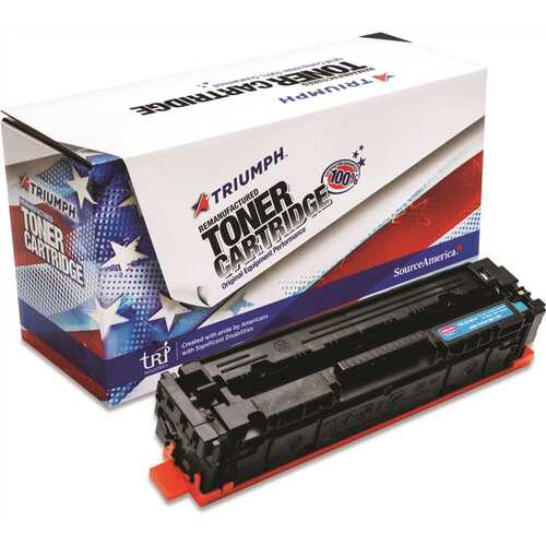 Remanufactured Cf401a 201a Toner, 1,400 Page-Yield, Cyan