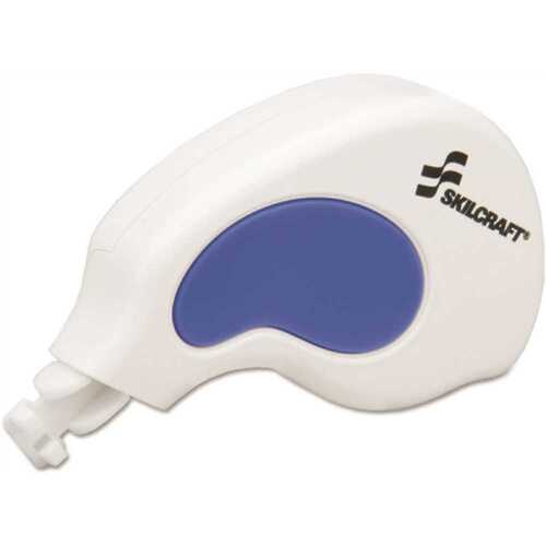 Correction Tape, Non-Refillable Applicator, White