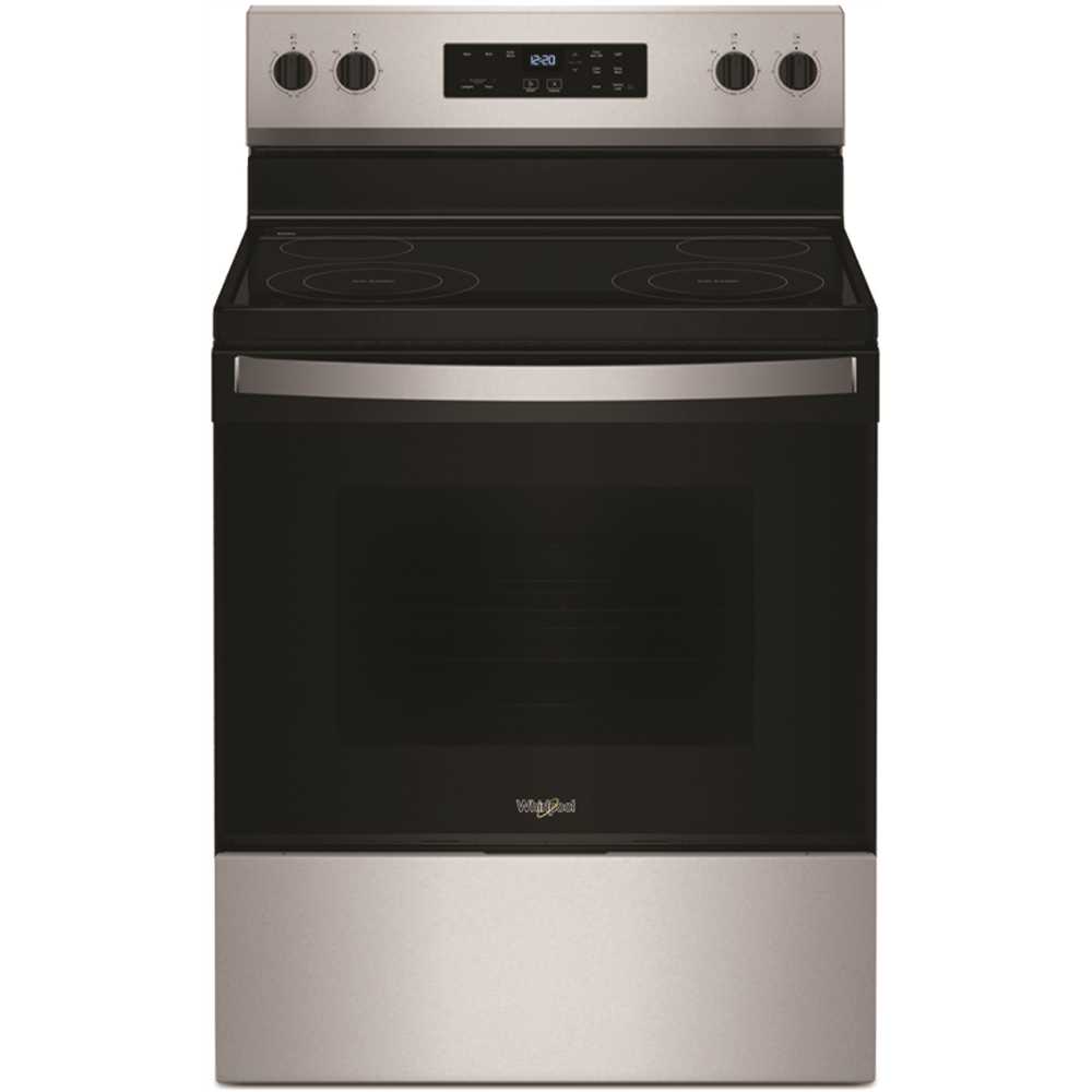 Whirlpool WFES3030RS 30 Inch,5.3 Cubic Feet, Electric Freestanding Range With 4 Elements