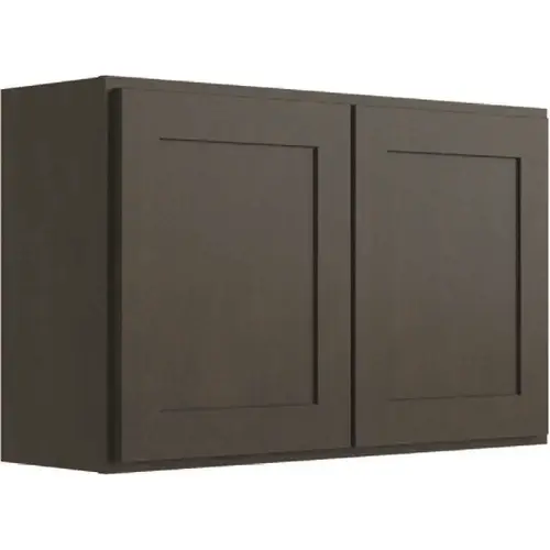 Luxor 2-Door Wall Cabinet, 39"w X 24"h X 12"d, Shaker Smoky Grey