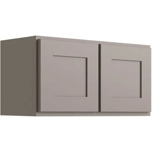 Luxor 2-Door Wall Cabinet, 39"w X 24"h X 12"d, Shaker Misty Grey