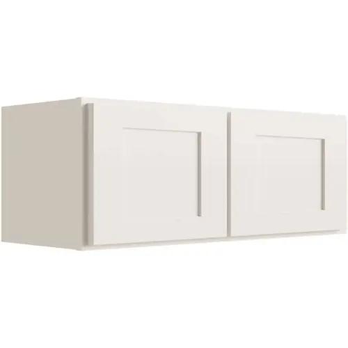 Luxor 2-Door Wall Cabinet, 39"w X 12"h X 12"d, Shaker White