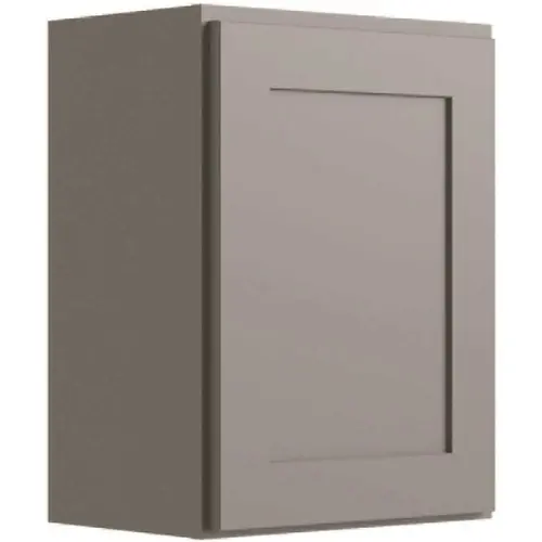 Luxor 1-Door Wall Cabinet, 18"w X 24"h X 12"d, Shaker Misty Grey