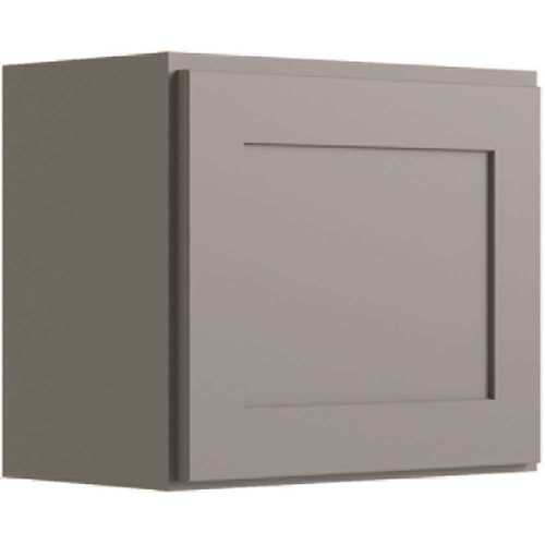 Luxor 1-Door Wall Cabinet, 21"w X 18"h X 12"d, Shaker Misty Grey