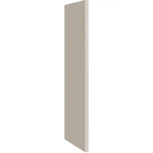 Luxor Wall End Skin, 0.25"w X 42"h X 11.25"d, Shaker Misty Grey