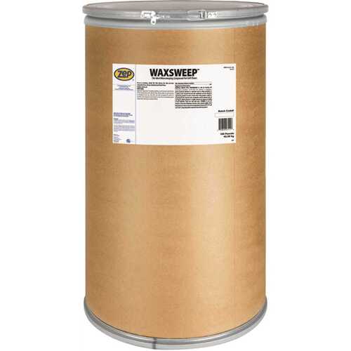 ZEP 231140 Sweeping Compound Wax Based Green 100 Lb Drum