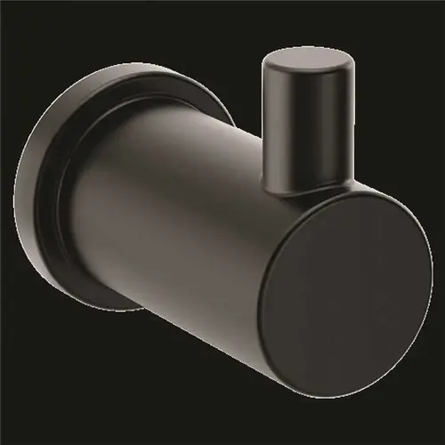 CFG YB6303BL Summit Matte Black Single Robe Hook Matte Black