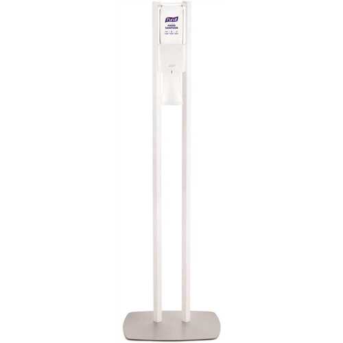 PURELL 8210-DS Es10 Dispenser Floor Stand With White Automatic Hand Sanitizer Dispenser