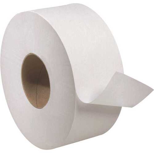 2-Ply Jumbo Roll Bath Tissue Jrt 1000 Feet Per Roll - pack of 12