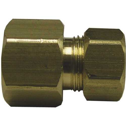 Sioux Chief 978-47101001 3/8 in. x 3/8 in. Brass Compression x Fine Thread Female Flare Adapter