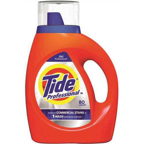 TIDE PROFESSIONAL 003077214116 Professional 105 Oz Original Scent Liquid Laundry Detergent - pack of 4