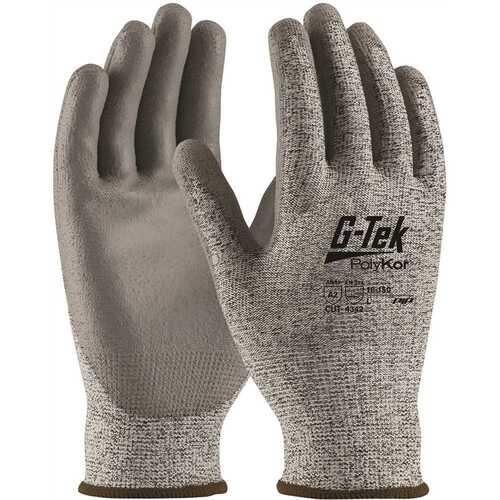 Medium Blended Shell with Polyurethane Coated Cut Resistant Glove - A2