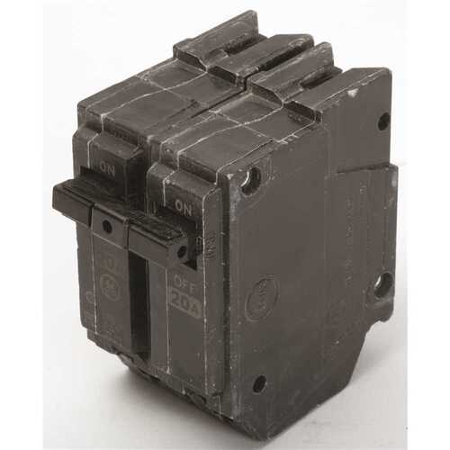 20 Amp Double Pole Thick Breaker, Hacr Rated, Requires Two 1" Spaces