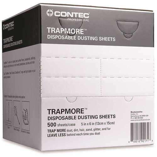 Trapmore Disposable Dusting Sheets 5" X 6"