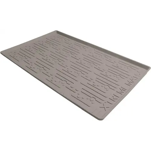 Under Sink Vanity Cabinet Mat, 31 X 19, Grey