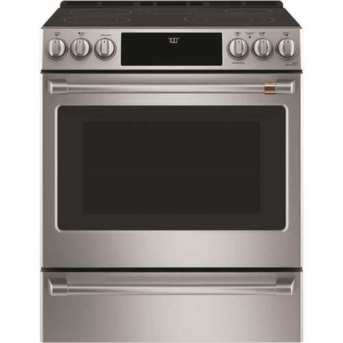 CAFE CES700P2MS1 30" Smart Slide-In, Front-Control, Radiant And Convection Range