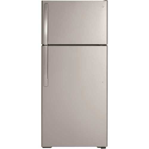 16.6 Cu. Ft. Stainless Steel Top-Freezer Refrigerator