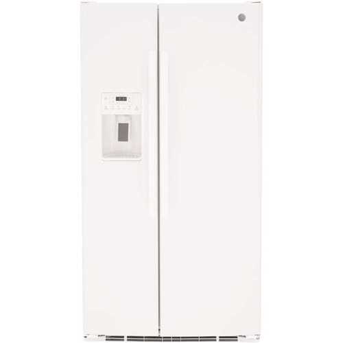 25.3 Cu. Ft. Side-By-side Refrigerator White