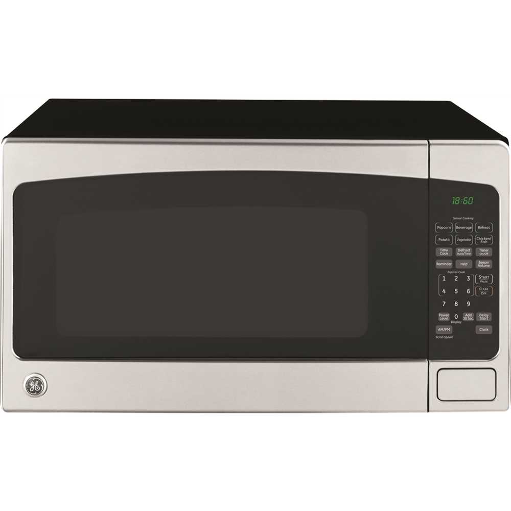 GE APPLIANCES JES2051SNSS Microwave Oven, Stainless Steel, 1200 Watts, 2-Cu.-Ft.