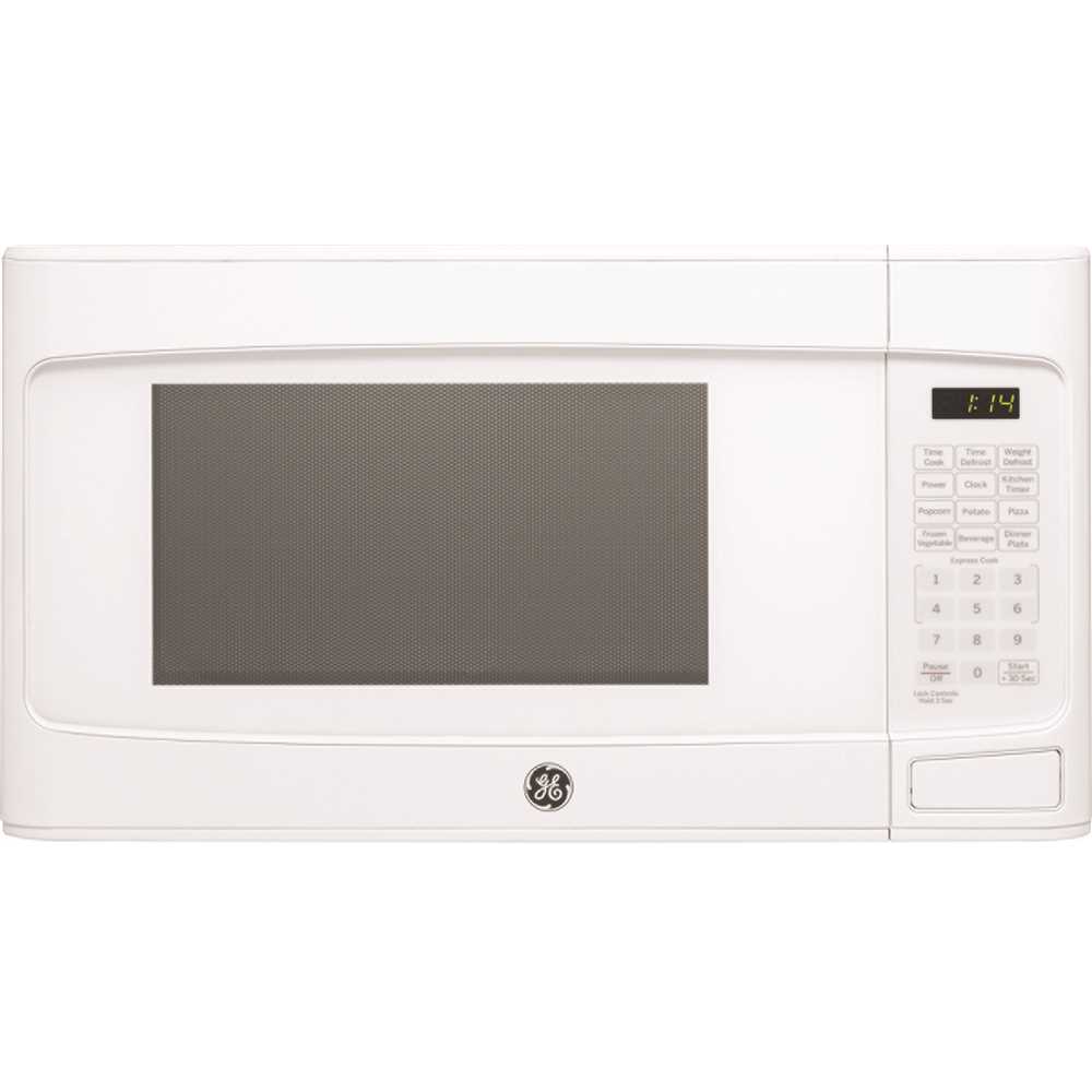 GE APPLIANCES JES1145DLWW Microwave Oven, 1.1-Cu. Ft. Capacity, White, 950-Watt