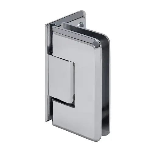 Polished Chrome Cologne 544 Series 5 Degree Pre-Set Wall Mount Offset Back Plate Hinge