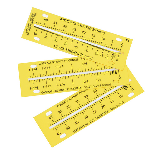 CRL MG1500SS Fractional and Metric Scale Set for MG1500 Glass Thickness Laser