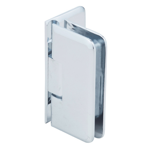 Polished Chrome Petite 044 Series Wall Mount Offset Back Plate Hinge