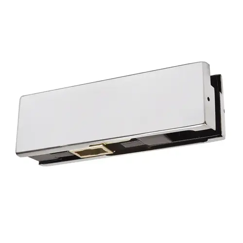 KABA Polished Stainless Bottom Door Patch Fitting with Bottom Insert For 3/4" Glass