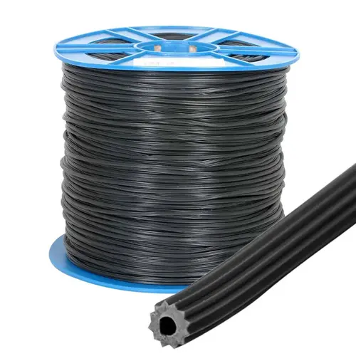 CRL SSBL125B .125" Black Serrated Screen Retainer Spline Bulk 15 Pound Roll