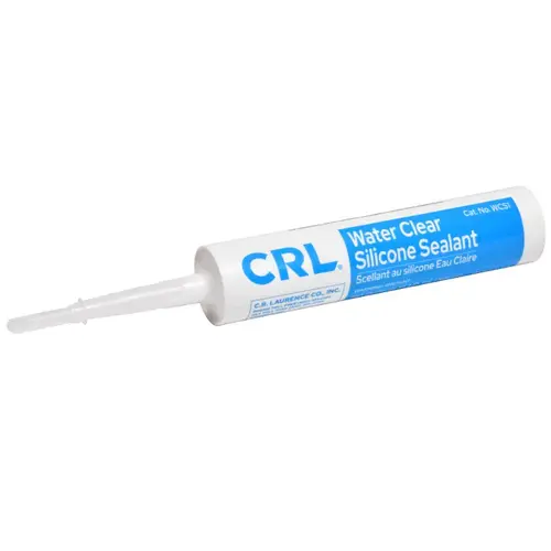 CRL WCS1 Water Clear Silicone Sealant - 10.3 Fluid Ounce Cartridge