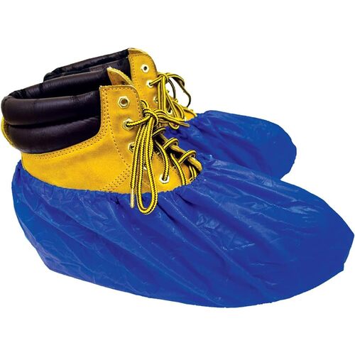SHUBEE C SB SC WP DB Waterproof Shoe Covers in Dark Blue - 40 Pair