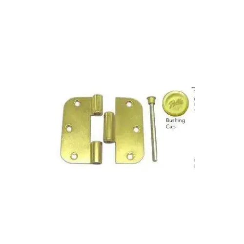3-1/2in Pella Adjustable Hinge Architect Designer Proline Vintage 5/2001 - 7/2006 Brass